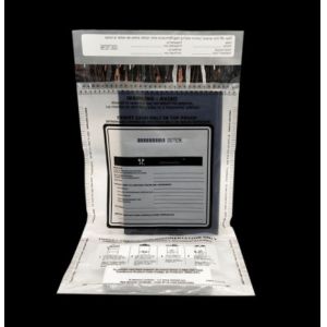 Bottom Seal Tamper Proof Evidence Bags , Gravure Printing Clear Bank Deposit