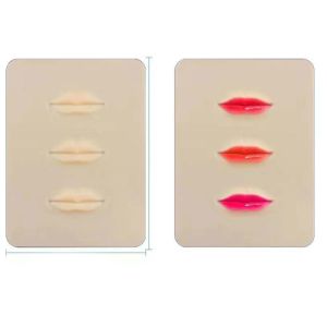 PMU Permanent Makeup Rubber 3D Lips Practice Skin Tattoo Mat To Practice Perfect