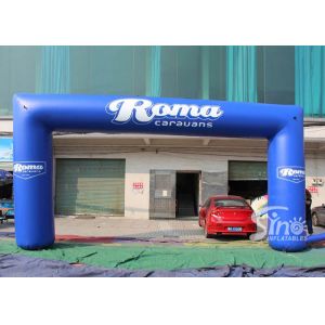 Wholesale Full digital printing outdoor blue Roma advertising inflatable arch for promotion activities from china suppliers