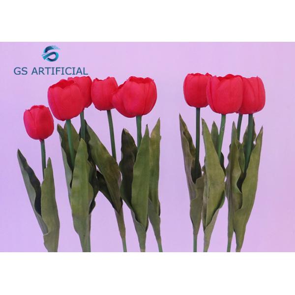 PU Tulip Lighted Artificial Trees Moisture Resistant Electricity Power Supply
