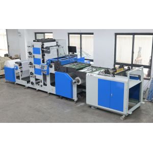 PVC Narrow Web Flexo Printing Machine 320/420/520mm Label Sticker