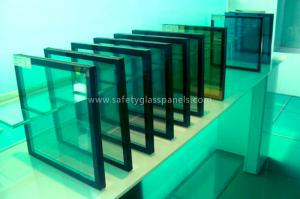 Decorative Thermopane Insulated Glass Thermal Insulation For Storefront / Ceiling