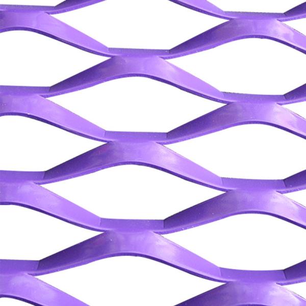 Customized Hole Shape Aluminum Expanded Metal Mesh Beautiful And Safety