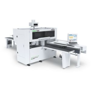 MDF Panel Wardrobe Cabinet 6 Sided CNC Boring Machine With LNC Control System