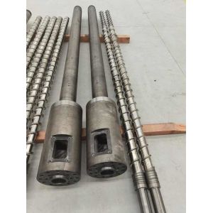 Pipe Extruder Single Screw And Barrel Separation Vented Type For Plastic