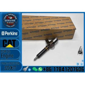 Excavator E320D E323D Diesel Engine C6.6 Fuel Injector 3200677 320-0677