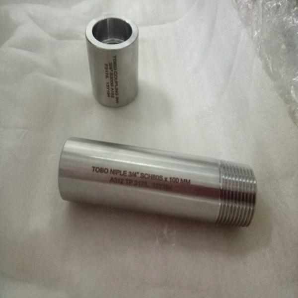 METAL Good Quality Pipe Fittings All Sizes Threaded Male and Female Taper Seat and Feat Seat Bspt/Npt Stainless Nipple