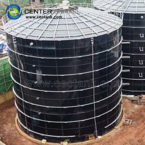 China GFS Cylindrical Steel Water Tank For Biogas Project on sale