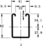 40kw C Channel Roll Forming Machine 1.5mm-3.0mm Galvanized Steel Punching Mould