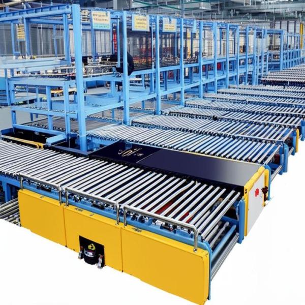 Wholesale Energy-saving Automated Material Handling System with Smart Car AGV Shuttle and PLC Control System from china suppliers