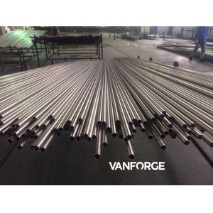 Round ASTM B338 Gr5 Seamless Titanium Alloy Products Customized OD Sizes Walls