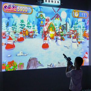 Wholesale 3800lm 1024*768 Interactive Wall Projection Game All In One Projector Interactive Wall from china suppliers