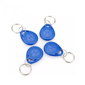 OEM Plastic Passive RFID Key Fob Tag 1- 6cm Read Distance ISO14443A Standard