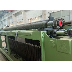 PLC Control 100*120mm Gabion Mesh Machine With Overload Protect Clutch 2.6mm