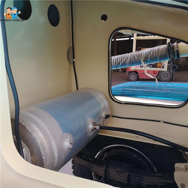 Genron Vehicle Bulk Cement Tanker Semi Trailer With HOWO Tractor