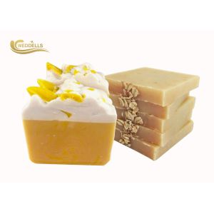 Anti Aging Honey And Oats Soap , Private Label Natural Soap With Essential Oils