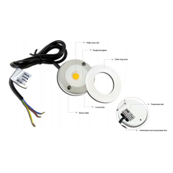 3W IP65 3years Warranty LED Landscape Light LED Cabinet Light With Dimmable For Commercial Products Showcases