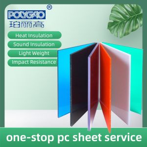 10-Year Warranty Polycarbonate Solid Sheet with Customized Length and Eco