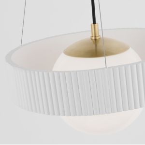 WS 5000 Arena 18" Ring And Globe Chandelier Bronze / Polished Nickel / Hand