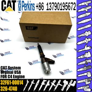 Diesel engine fuel injector 3204740 326-4756 32F61-00014 for Caterpillar C6.4 C4
