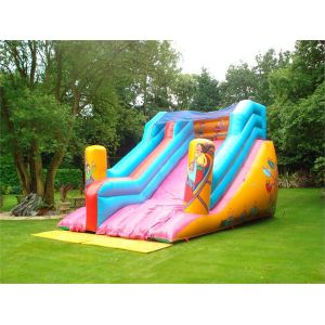 Mini Colorful Kids Inflatable Dry Slide For Commerical