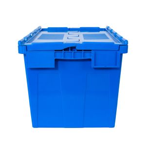 Customized Color Solid Plastic Moving Crate for Stacking and Nesting in