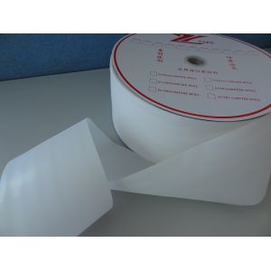 White Ultra Thin Molded Injection Hook Soft Plastic Nylon Fastening Tape