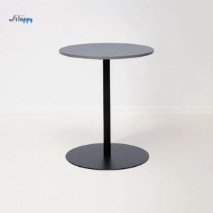 Wholesale Round Ceramic Side Table No Shaking Metal Base 380*450mm Size For Dining Room from china suppliers