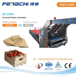 Automatic Flute Laminator Cardboard to Cardboard LaminatingModel GE-1450L