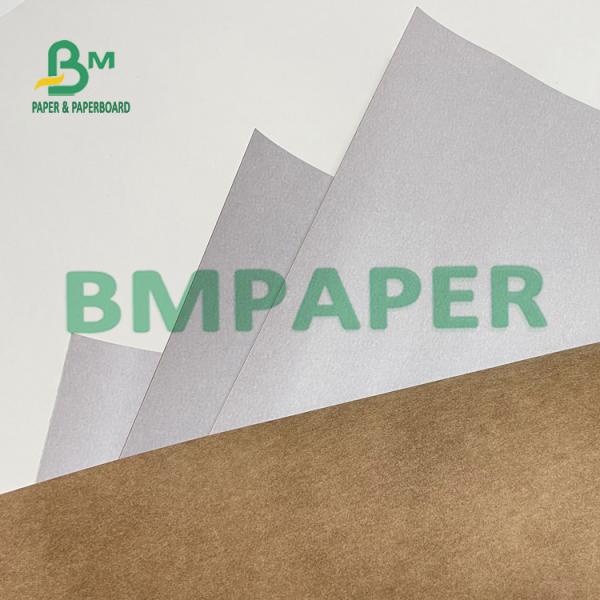 Washable Kraft Paper Tear Resistance With One Side White Colour To Tote Bag