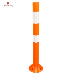 Wholesale Flexible and Durable Red Spring Post with Reflective Film for Clear Warning and Guidance 90cm from china suppliers