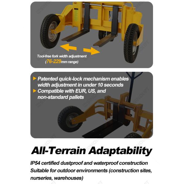 RP1000A / RP1250A All Terrain Manual Hydraulic Pallet Truck