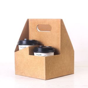 Wholesale Custom Coffee cup potable paper holder Cato Environmental protection Colorful box package from china suppliers