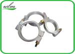 Hygienic High Pressure Pipe Clamps With Automatically Adapt Fastening Forces