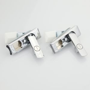 Zinc Alloy Chrome Plated Swing Handle Lock Customized Size With Key