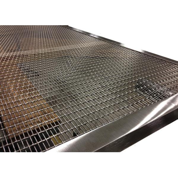Weave Rigid Mesh Type Elevator Cab Mesh Panel With Custom V Aluminum Frame