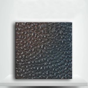 Black steel plate With Bumpy honeycomb pattern SS 304 hammered stainless steel