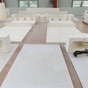 Wholesale Long-Lasting Fused Cast Refractory AZS Blocks for Glass Melting Furnace Paving Tiles from china suppliers