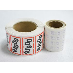 Custom Hologram Blank Eggshell Stickers Destructive Brittle Security Self