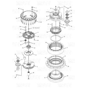 Wholesale Hydraulic 296-6218 E336D Excavator Travel Drives Catalog For Excavators With Bolt on Installation from china suppliers