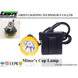 Waterproof IP68 Underground Mining Cap Lamps Silicon Button Cap Low Power