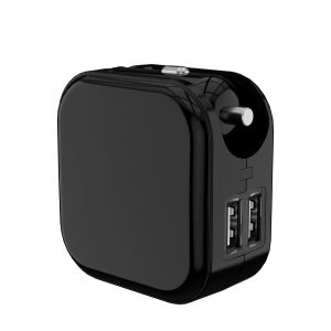 5V 3.1A Dual Port Car Charger , Combo 2 In 1 Car And Home Charger 79.5g