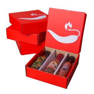 Wholesale Custom Logo Printing Paper Empty Hot Sauce Packaging Box from china suppliers