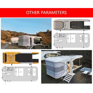 2 Bedroom Prefabricated Modular Houses Hotei Space-Saving Capsule Hotel
