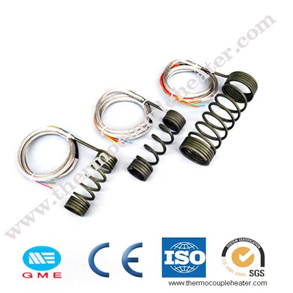 Quality Spring Coil Heaters With Thermocouple Customized For Nozzle/ Heat Exchange for sale