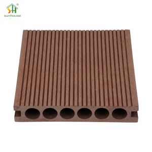 Wholesale Slip Resistant Texture WPC Deck Flooring 18mm For Indoor / Outdoor Spaces from china suppliers