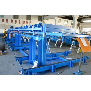 12 Meters Auto Stacker For Roll Forming Equipment Conveyer Belt Speed 36m / min