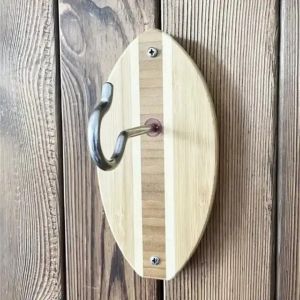 Mini Indoor Outdoor Hook and Ring Toss Game Hook Ring Game with Rope and Hooks