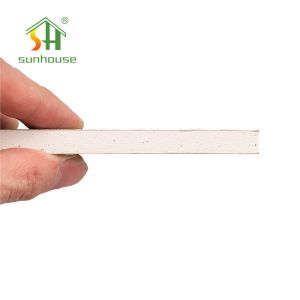 Green Color 9mm Plasterboard Sheets , Sheetrock Gypsum Board For Office Building