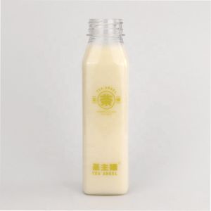 Wholesale 12oz Empty PET Plastic Juice Bottles With Screw Cap For Beverage from china suppliers